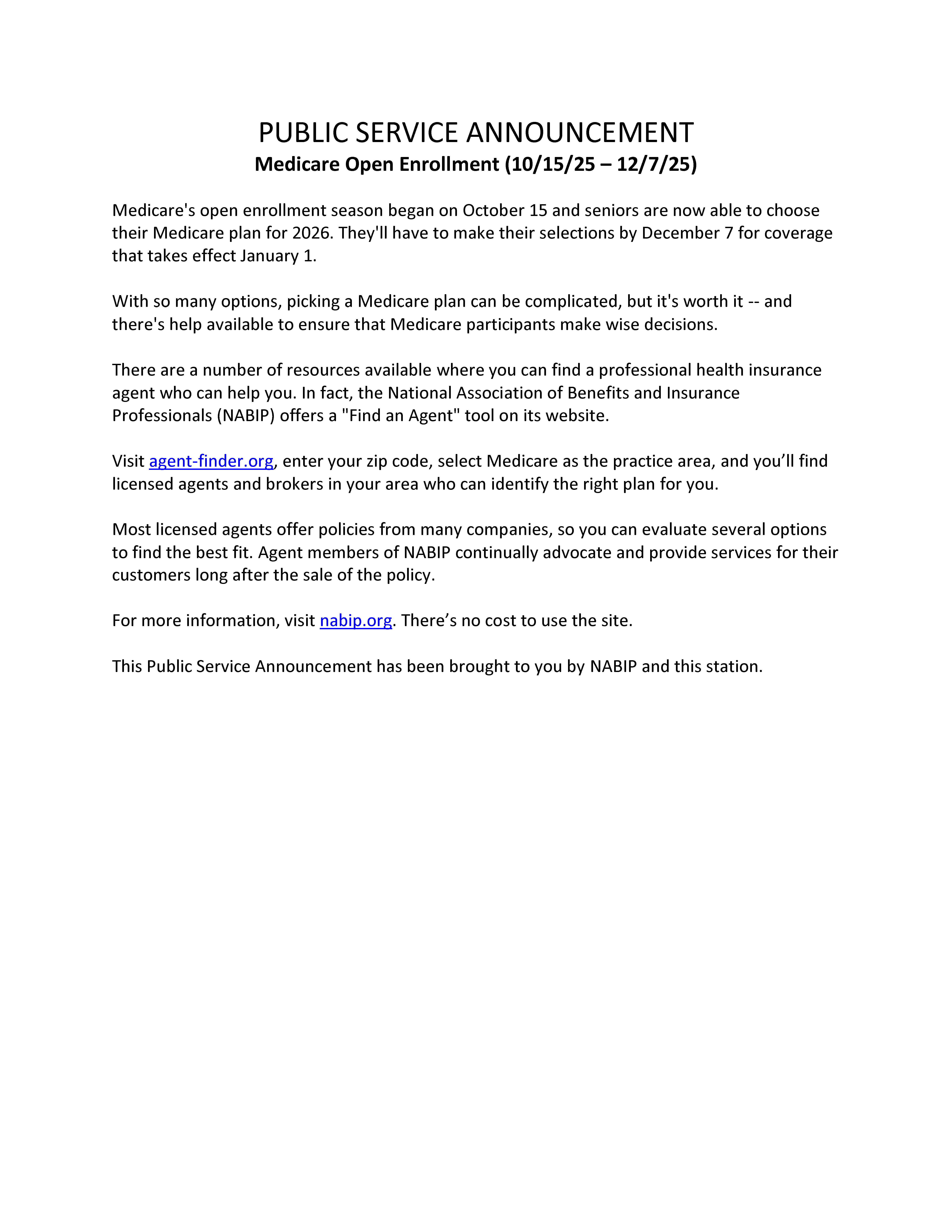 AEP PSA for Members