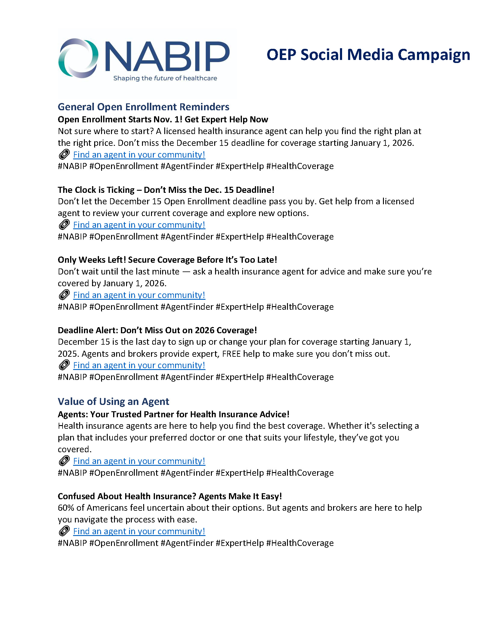 OEP Social Text