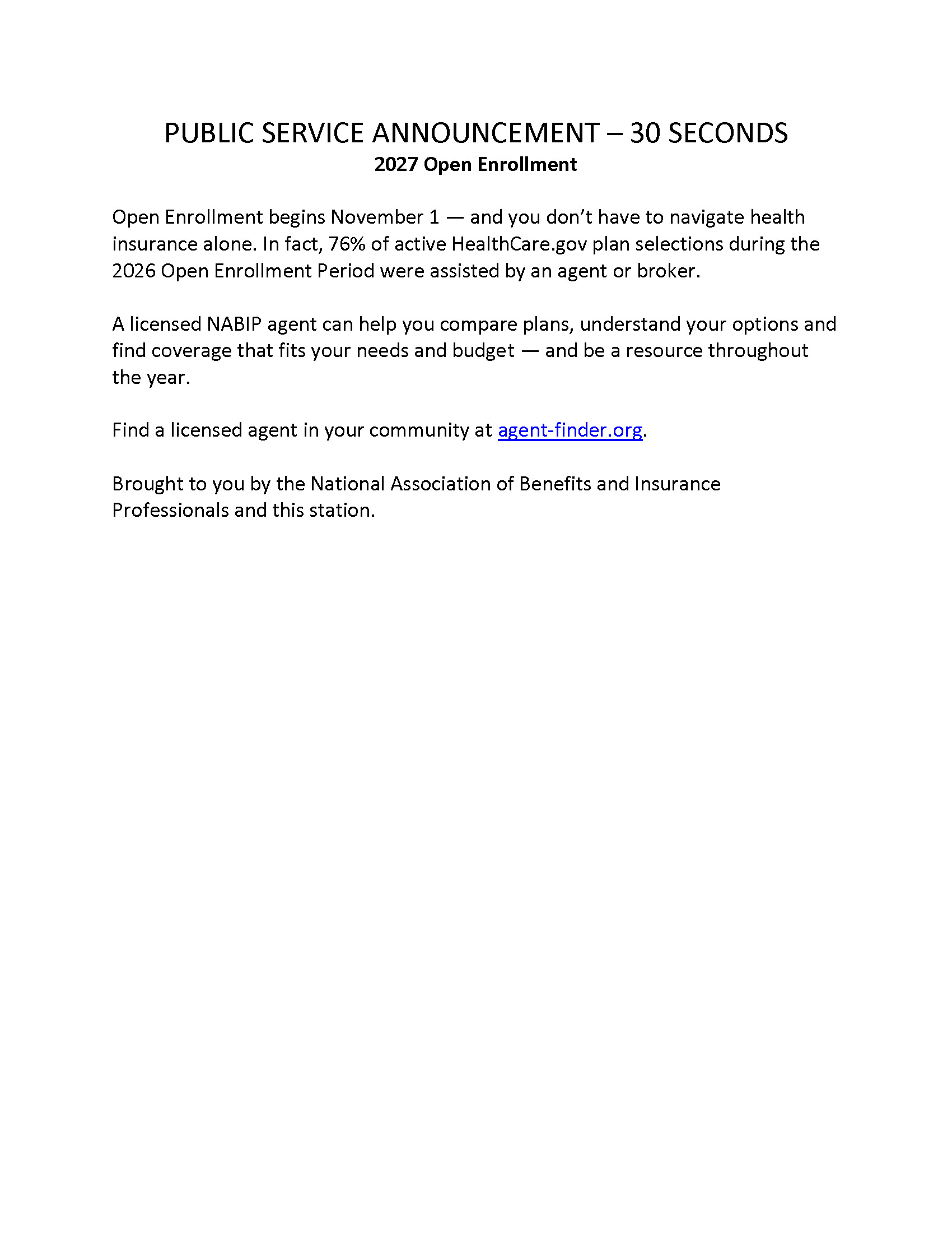 OEP PSA
